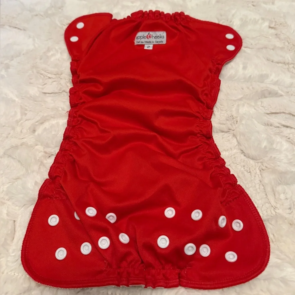 Apple Cheeks Size 2 Unicorn and Solid Color Kids Diaper Covers